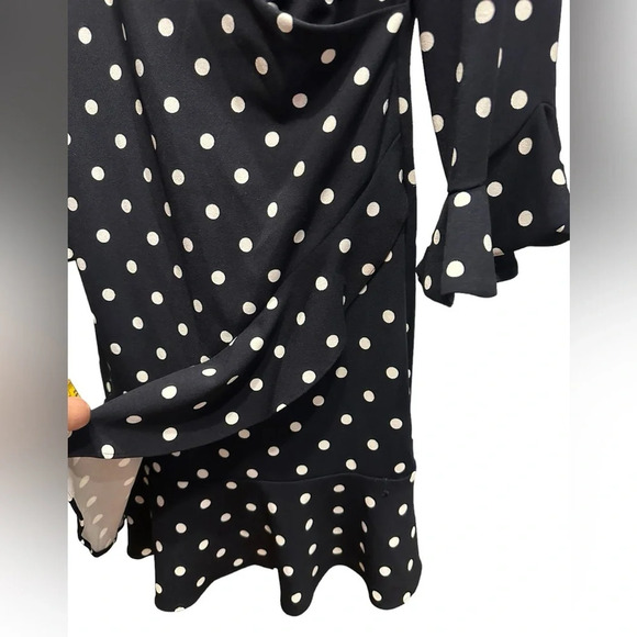 Ralph Lauren black/white polkadots dress size 16 - Picture 11 of 14